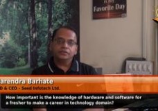 How important is the knowledge of hardware and software for a fresher to make a career in technology domain? – (MD & CEO, Seed Infotech Ltd.)