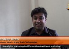 How digital marketing is different than traditional marketing? (Business Head – Bright Brain Technologies)