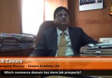 Which commerce domain has more job prospects? (Managing Director – Zaware Acadmey Ltd.)
