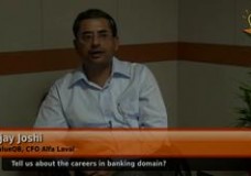 Tell us about the careers in banking domain. (CFO- Alfa Laval)